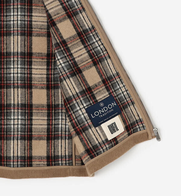  「UNFIL | 【LONDON TRADITION&times;UNFIL】ダブルフェイス ジップベスト WOMEN」|その他|