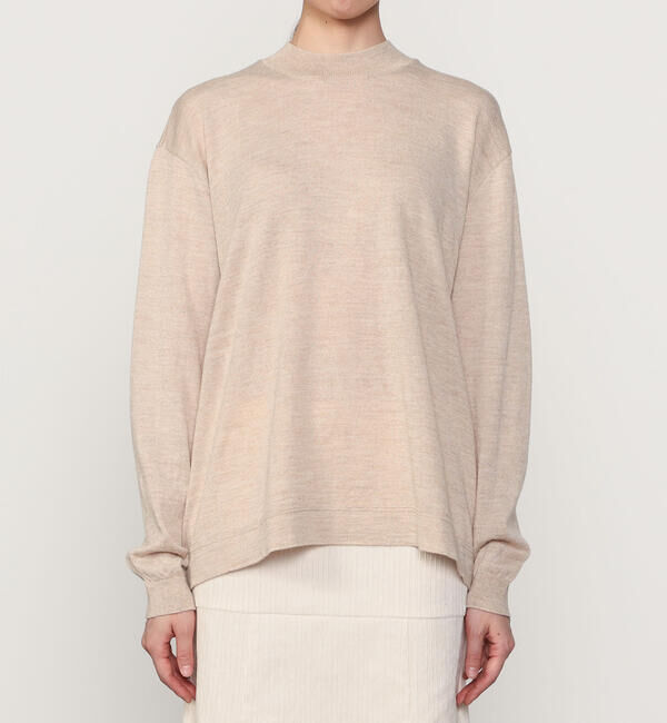  「MEYAME | ウォッシャブル クルーネックニット WOMEN」|ニット・セーター|