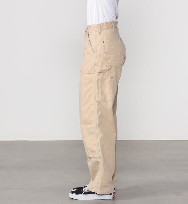  「orSlow | 〈別注〉 DOUBLE KNEE WORK PANTS BEIGE WOMEN」|チノ|