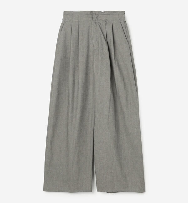 Morris & Sons「MORRIS & SONS | シャークスキン 2タック バギーパンツ WOMEN」|チノ|