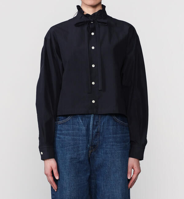  「nicholson & nicholson | フリルカラーブラウス WOMEN」|シャツ・ブラウス|