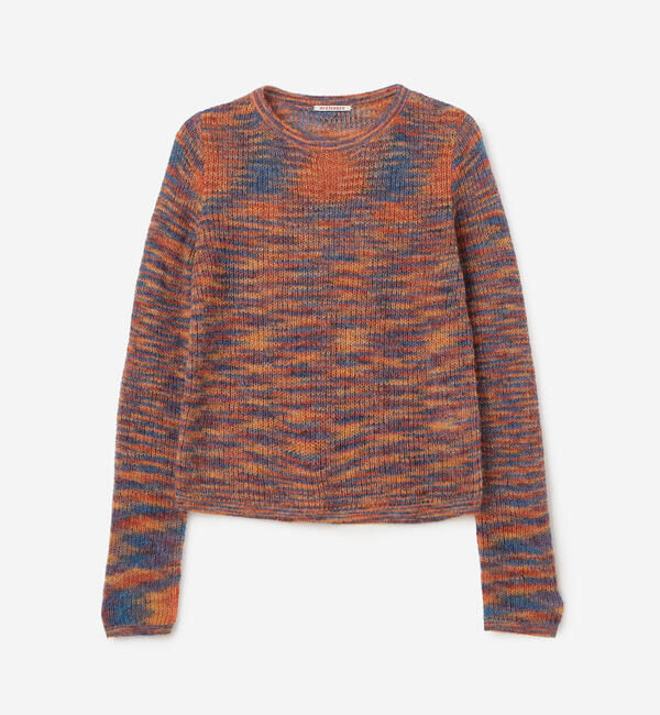  「RYE TENDER | 長袖 ニットプルオーバー WOMEN」|ニット・セーター|ORANGE系1