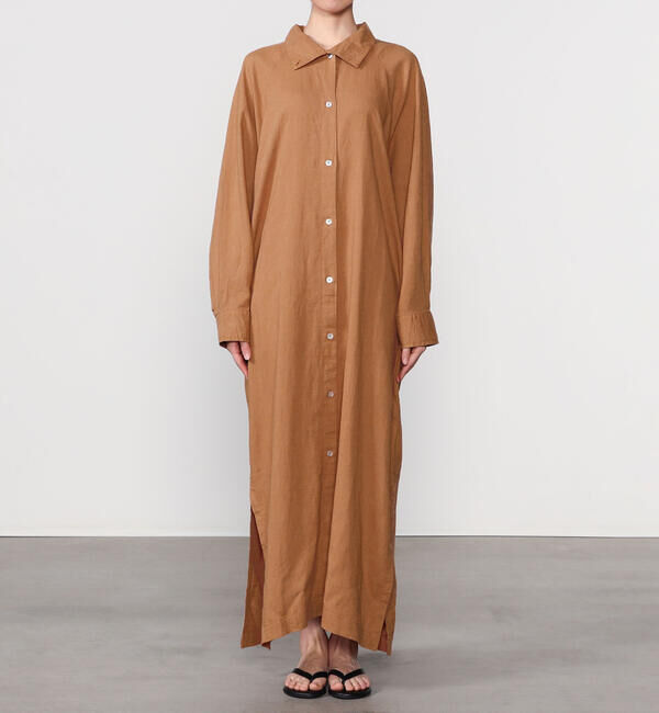  「WALANCE | ハイネック シャツドレス WOMEN」|ワンピース|