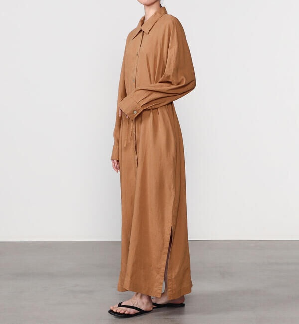  「WALANCE | ハイネック シャツドレス WOMEN」|ワンピース|