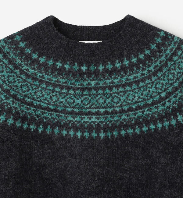 Morris & Sons「MORRIS & SONS |  ジーロンラム ノルディックセーター MEN」|ニット・セーター|