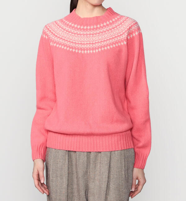 Morris & Sons「MORRIS & SONS | ジーロンラム ノルディックセーター WOMEN」|ニット・セーター|