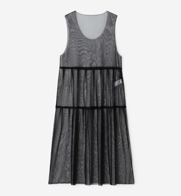  「eunoia | レイヤードメッシュワンピース WOMEN」|ワンピース|