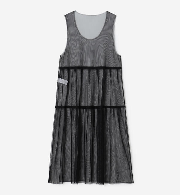  「eunoia | レイヤードメッシュワンピース WOMEN」|ワンピース|