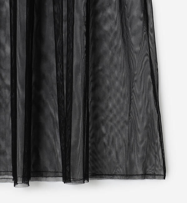  「eunoia | レイヤードメッシュワンピース WOMEN」|ワンピース|