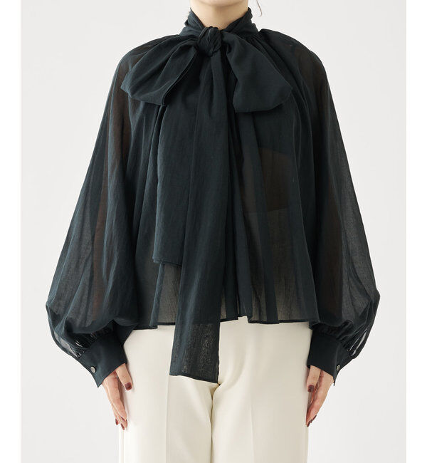  「ローンボウタイブラウス」|シャツ・ブラウス|