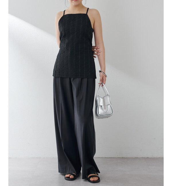 Drawing Numbers「【Drawing Numbers】センタープレスワイドパンツ」|チノ|