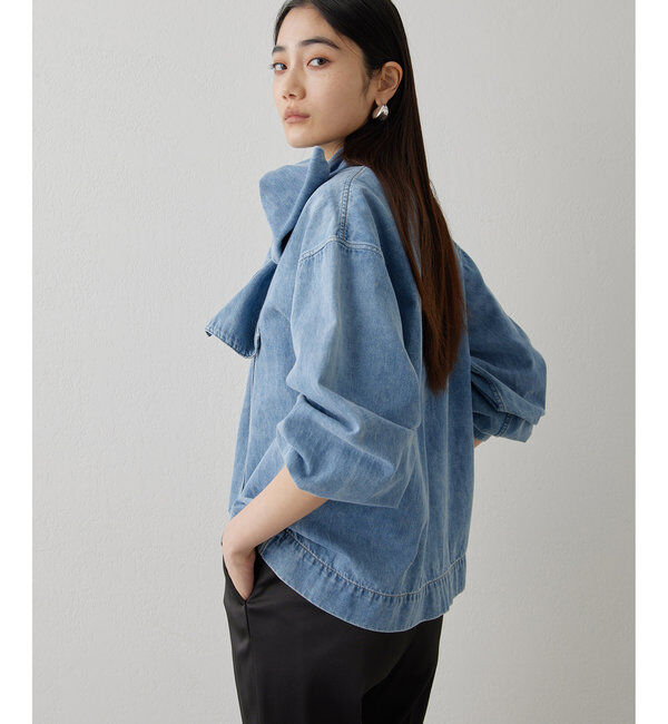  「DENIMボウブラウス」|シャツ・ブラウス|