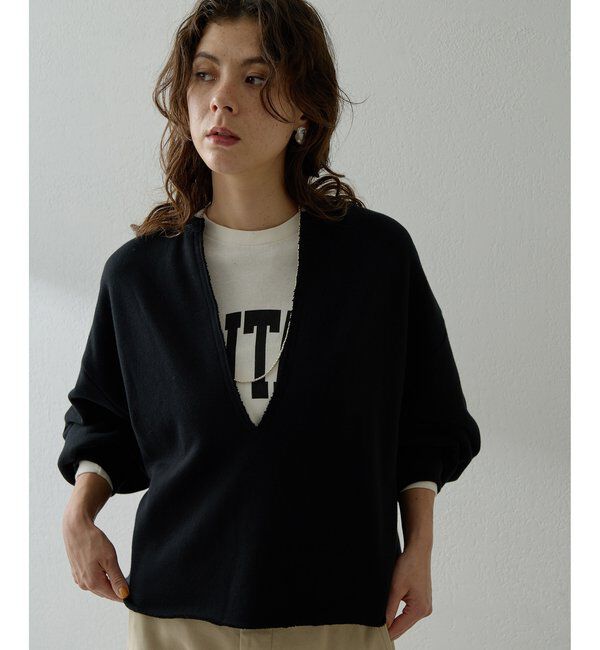  「スウェットVネックプルオーバー２」|Tシャツ・カットソー|