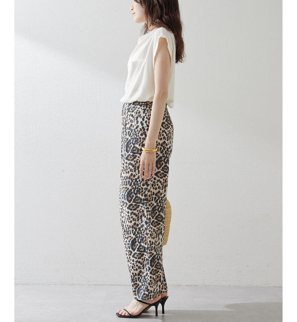  「サテンワッシャーノースリーブブラウス」|シャツ・ブラウス|