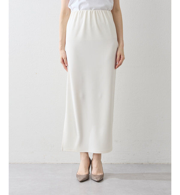  「カットジョーゼットスリットスカート」|スカート|