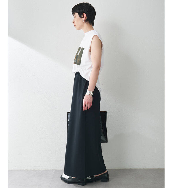 「カットジョーゼットスリットスカート」|スカート|