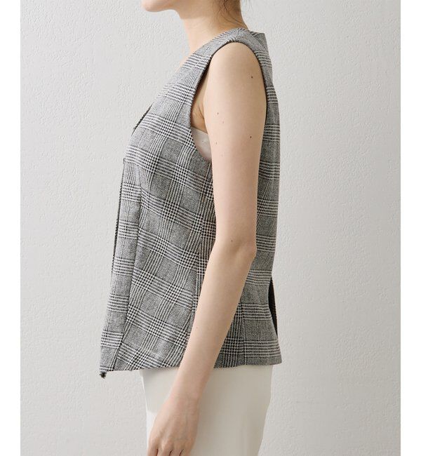  「ノーカラーベスト」|ベスト・ジレ|