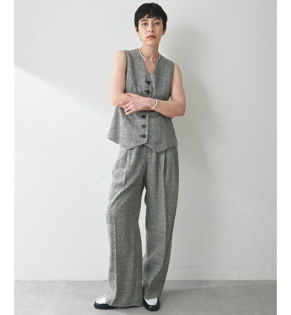  「ノーカラーベスト」|ベスト・ジレ|