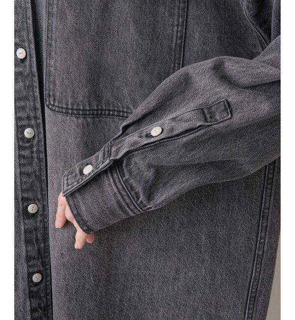  「コットンヘンプデニムオーバーシャツ」|シャツ・ブラウス|