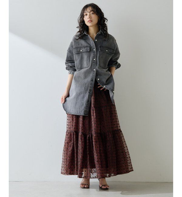  「コットンヘンプデニムオーバーシャツ」|シャツ・ブラウス|