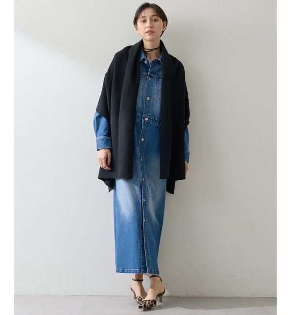  「ストレッチデニムワンピース」|ワンピース|