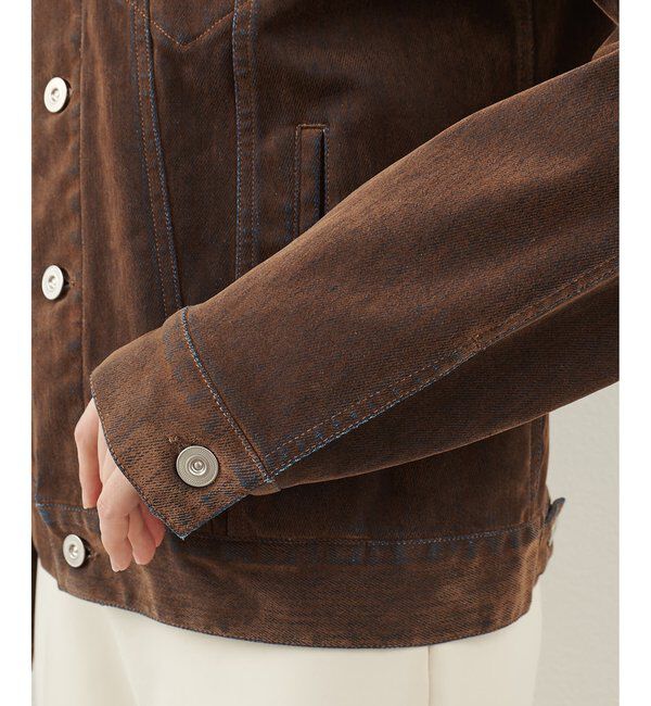  「デニムフロッキーGジャン」|デニムジャケット|