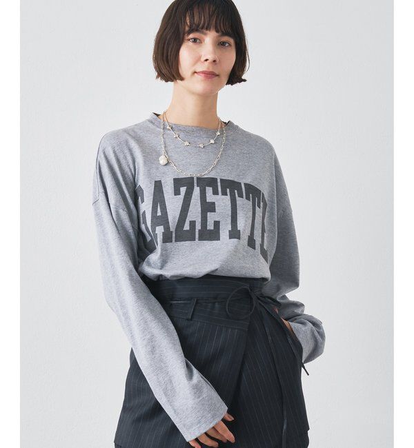  「GAZETTEロングTシャツ」|Tシャツ・カットソー|