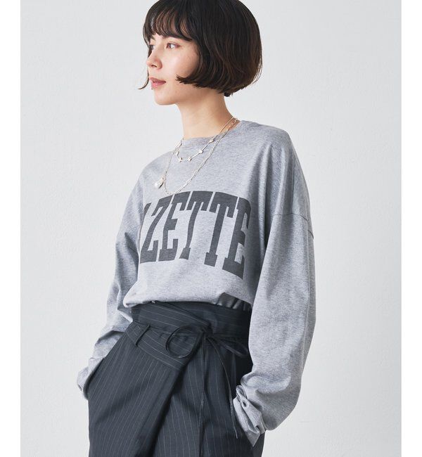  「GAZETTEロングTシャツ」|Tシャツ・カットソー|