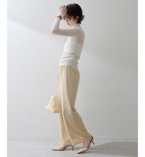 THE PAUSE「【THE PAUSE】リブハイネックプルオーバー」|ニット・セーター|