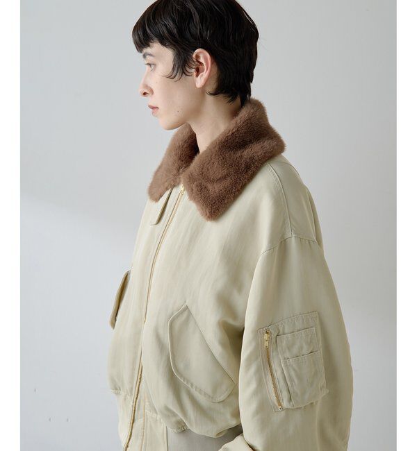 THE PAUSE「【THE PAUSE】ファーカラーMA-1」|その他|