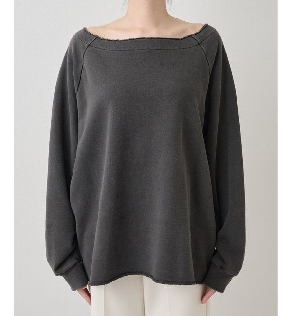  「オフショル裏毛プルオーバー」|Tシャツ・カットソー|