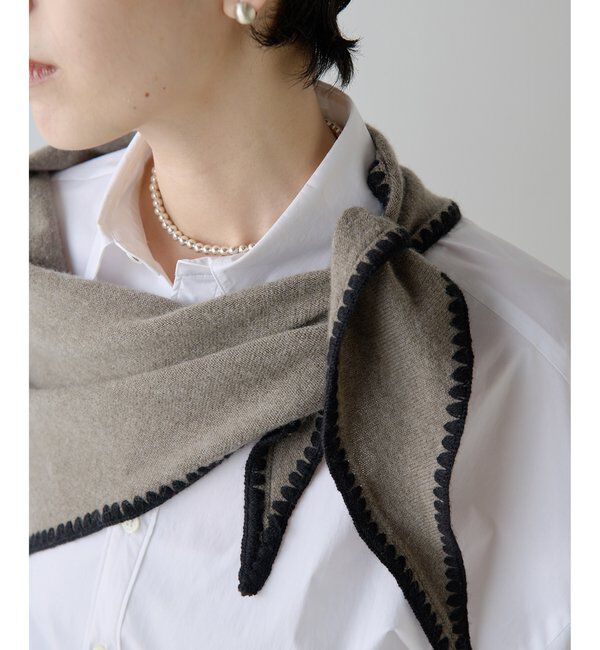  「【Christian AKS】Wool Stitch Stole」|マフラー|