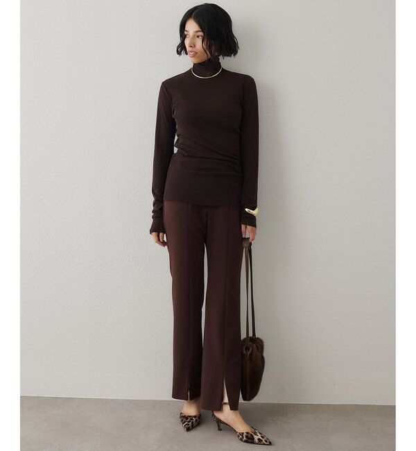  「ウール混カットタートルプルオーバー」|Tシャツ・カットソー|