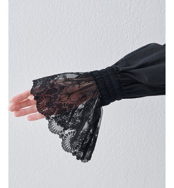  「レースギャザーブラウス」|シャツ・ブラウス|