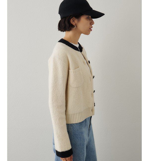  「ブークレーニットジャケット」|ニット・セーター|