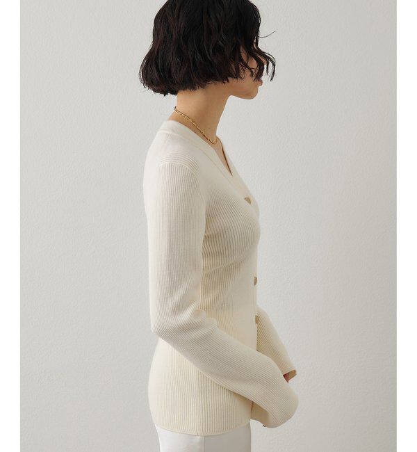  「リブニットカーディガン」|ニット・セーター|