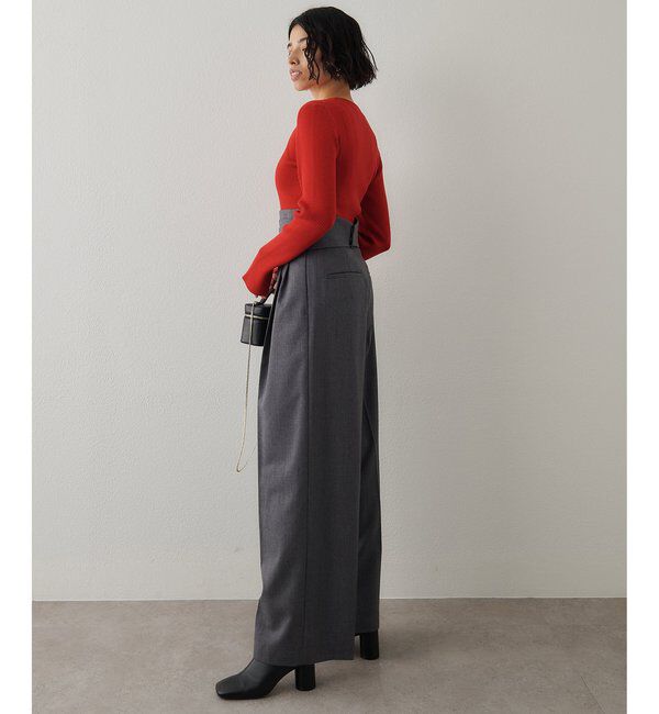  「リブニットカーディガン」|ニット・セーター|