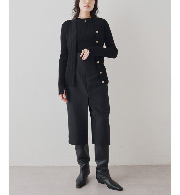  「リブニットカーディガン」|ニット・セーター|