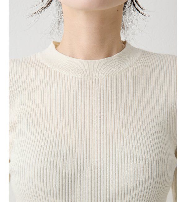  「リブニットクループルオーバー」|ニット・セーター|