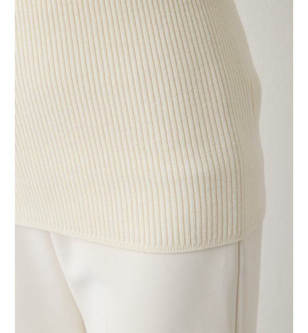  「リブニットクループルオーバー」|ニット・セーター|