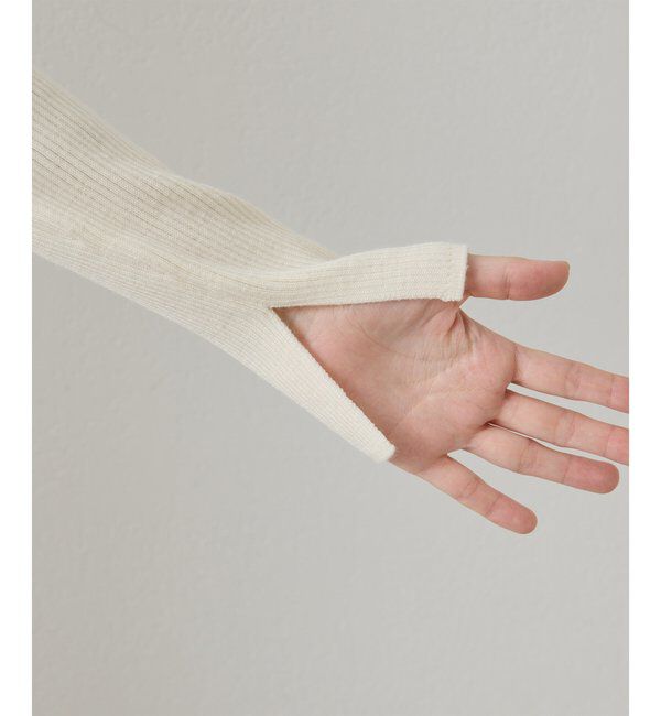  「リブニットクループルオーバー」|ニット・セーター|