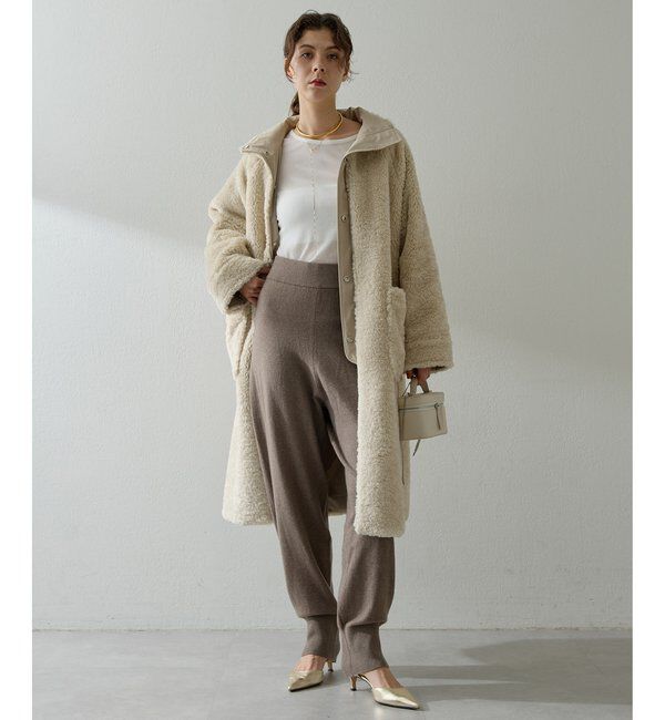  「リバーシブルボアコート」|その他|