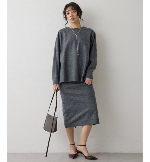  「圧縮スムースワイドプルオーバー」|Tシャツ・カットソー|