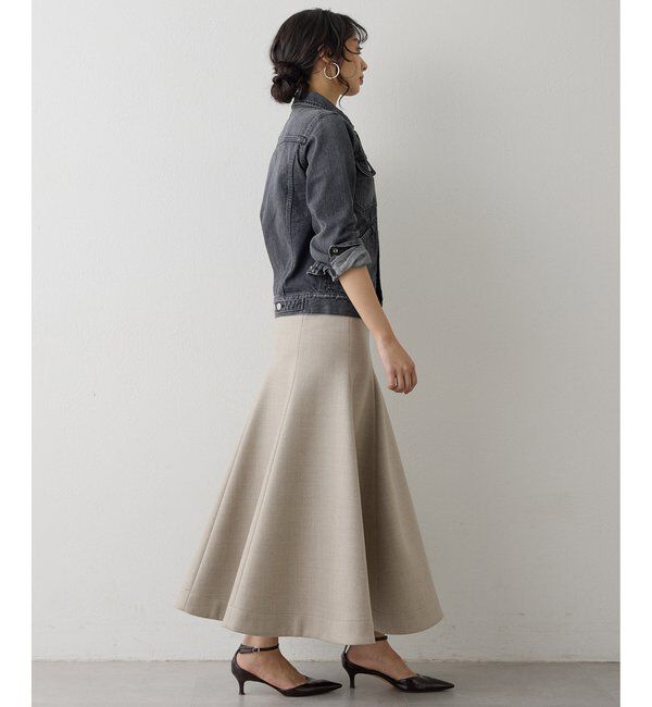  「ボンディングウールスカート」|スカート|
