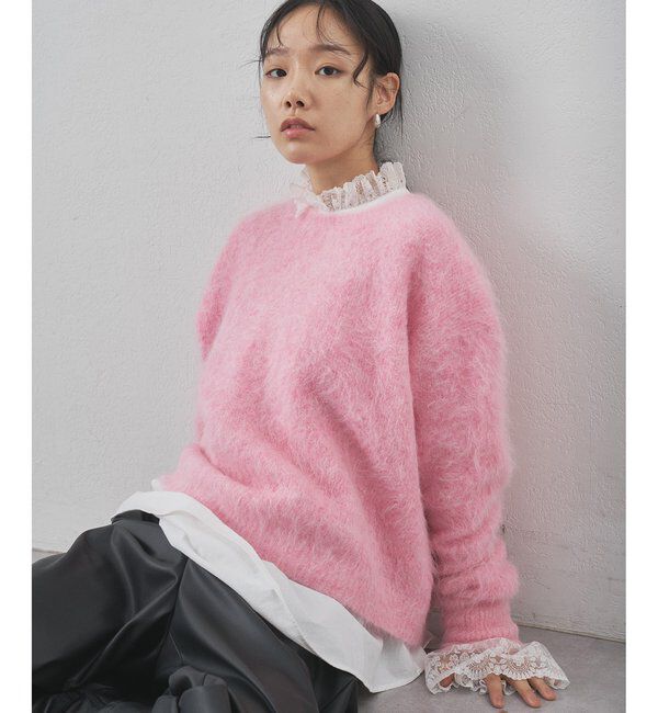  「スーリーアルパカクルーネックプルオーバー」|ニット・セーター|