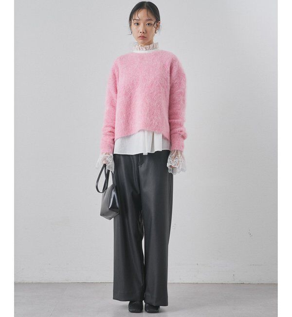  「スーリーアルパカクルーネックプルオーバー」|ニット・セーター|