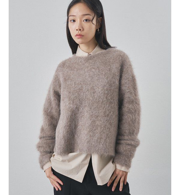  「スーリーアルパカクルーネックプルオーバー」|ニット・セーター|