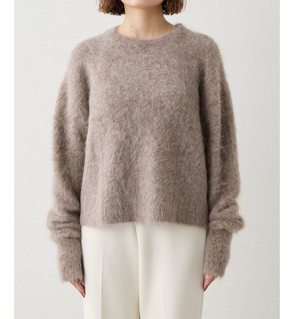  「スーリーアルパカクルーネックプルオーバー」|ニット・セーター|