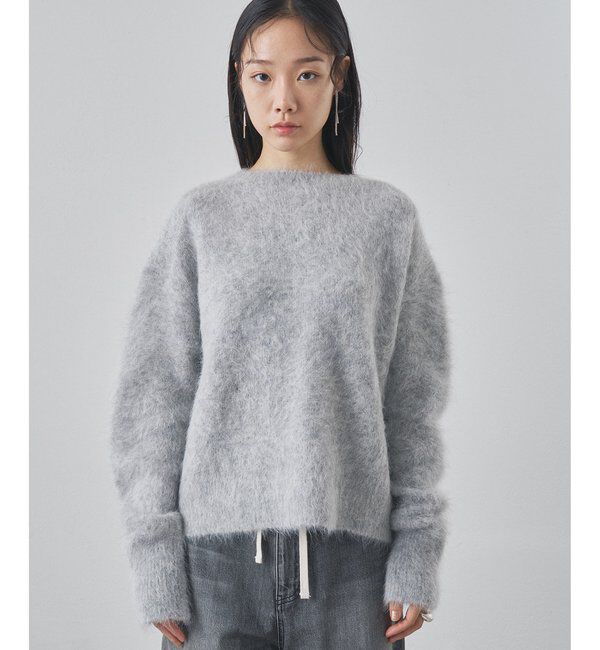  「スーリーアルパカクルーネックプルオーバー」|ニット・セーター|