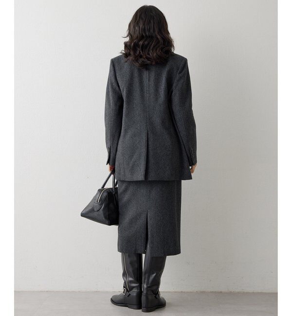  「ウールベルト付スカート」|スカート|